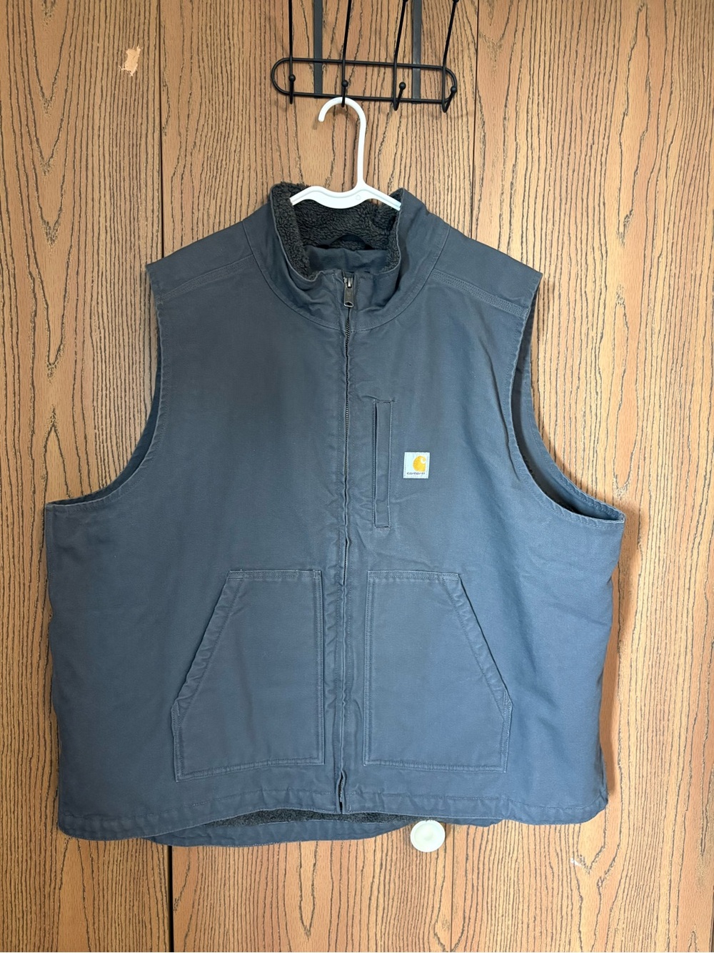 Carhartt Washed Duck Mock-Neck Vest- Loose Fit